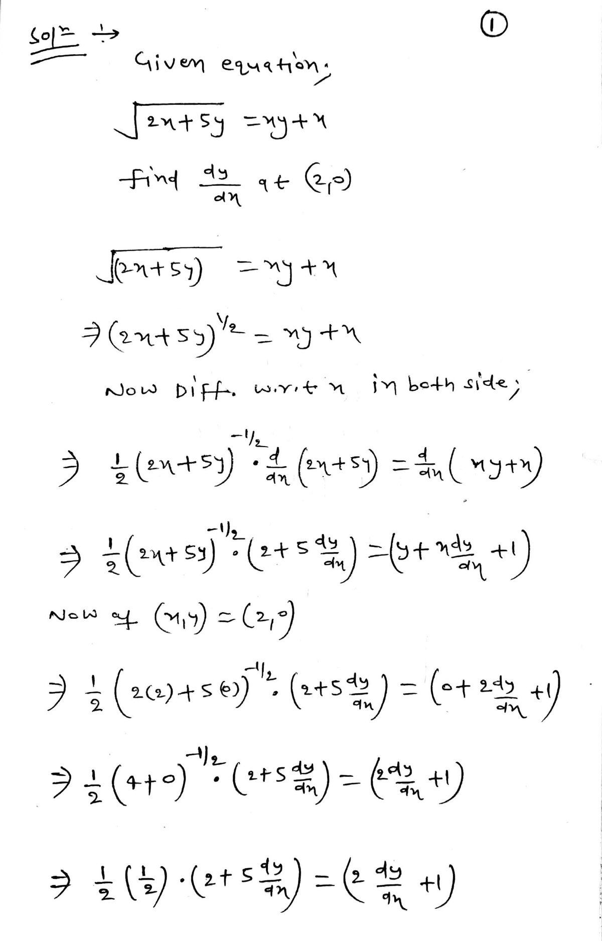 Calculus homework question answer, step 1, image 1