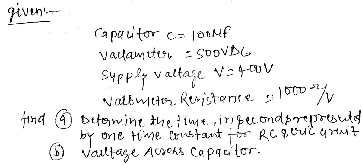 Electrical Engineering homework question answer, step 1, image 1