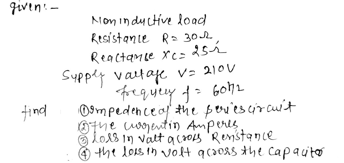 Electrical Engineering homework question answer, step 1, image 1