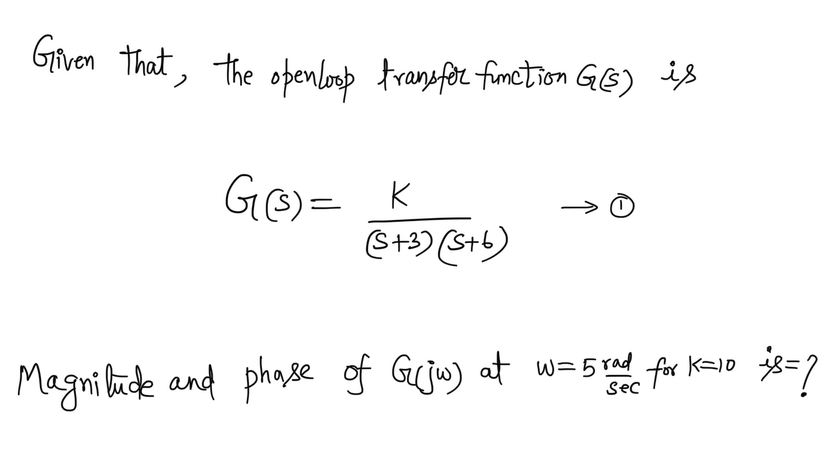 Electrical Engineering homework question answer, step 1, image 1