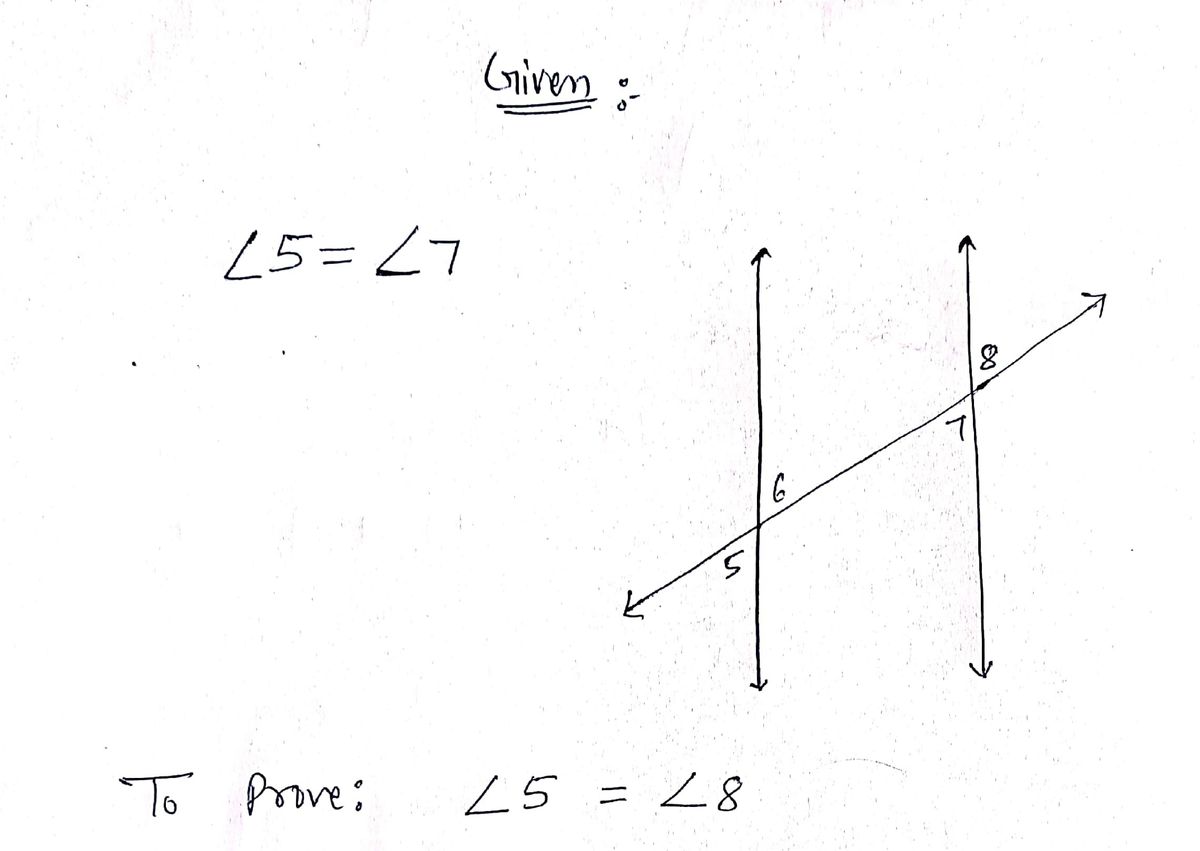 Geometry homework question answer, step 1, image 1