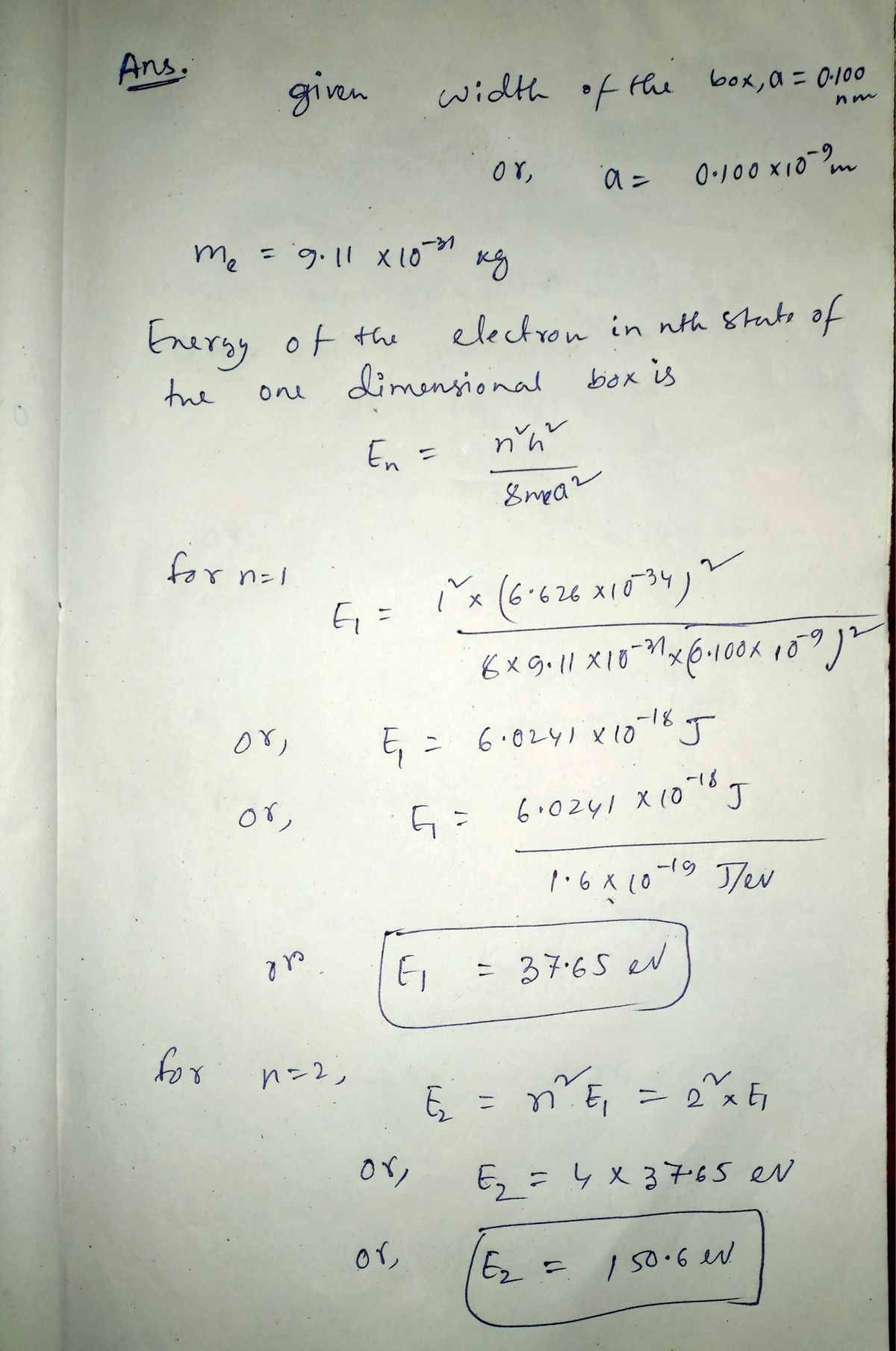 Advanced Physics homework question answer, step 1, image 1