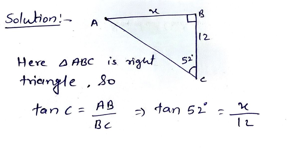 Trigonometry homework question answer, step 1, image 1