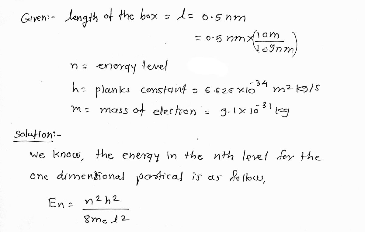 Chemistry homework question answer, step 1, image 1