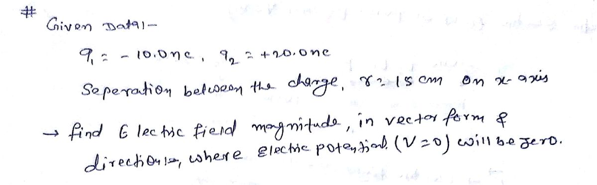 Physics homework question answer, step 1, image 1