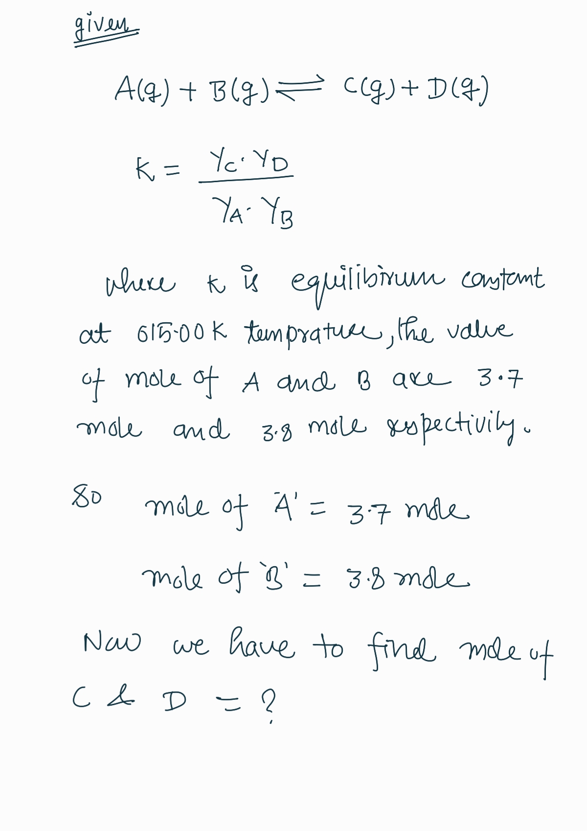 Chemistry homework question answer, step 1, image 1