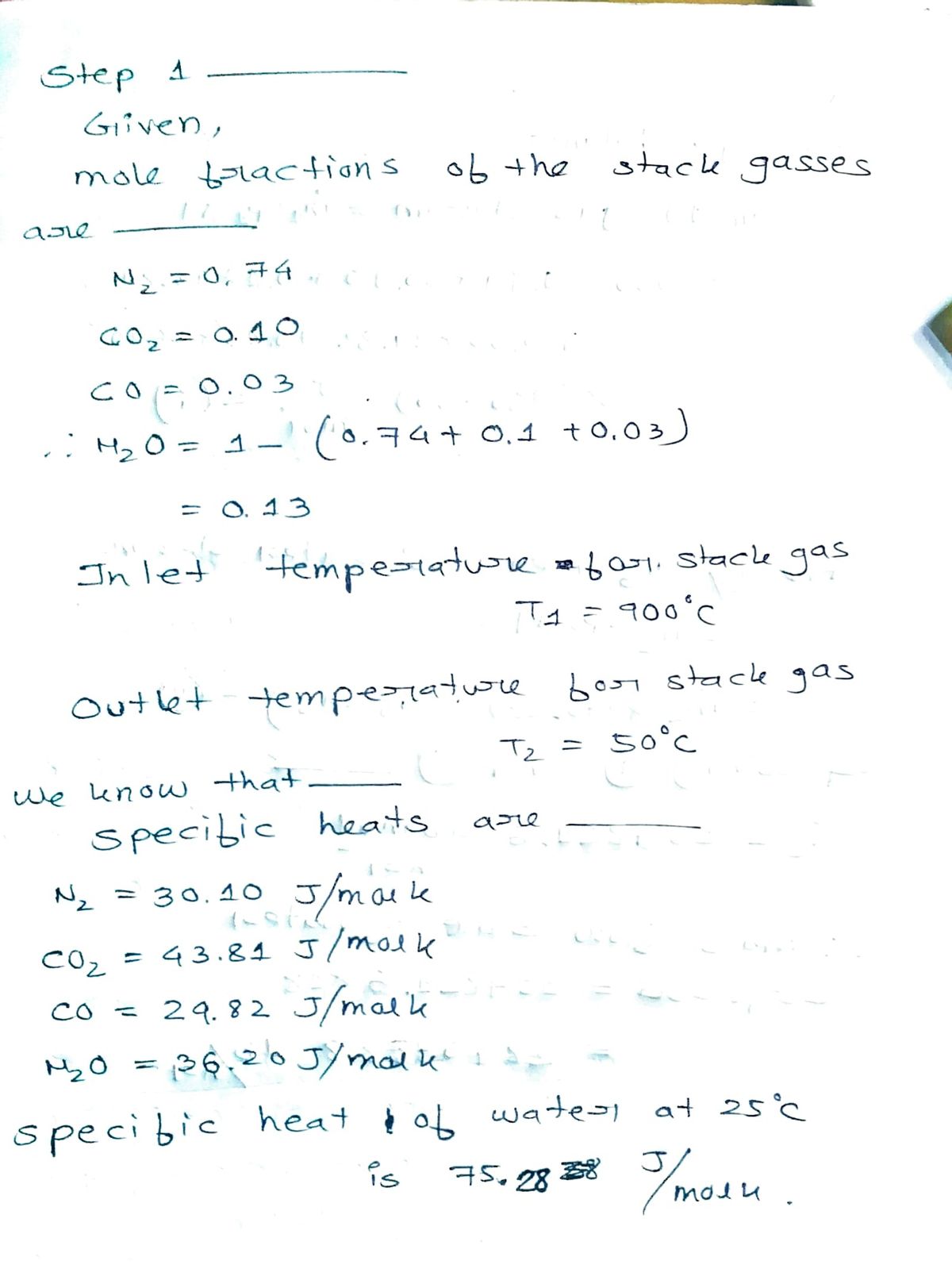 Chemical Engineering homework question answer, step 1, image 1