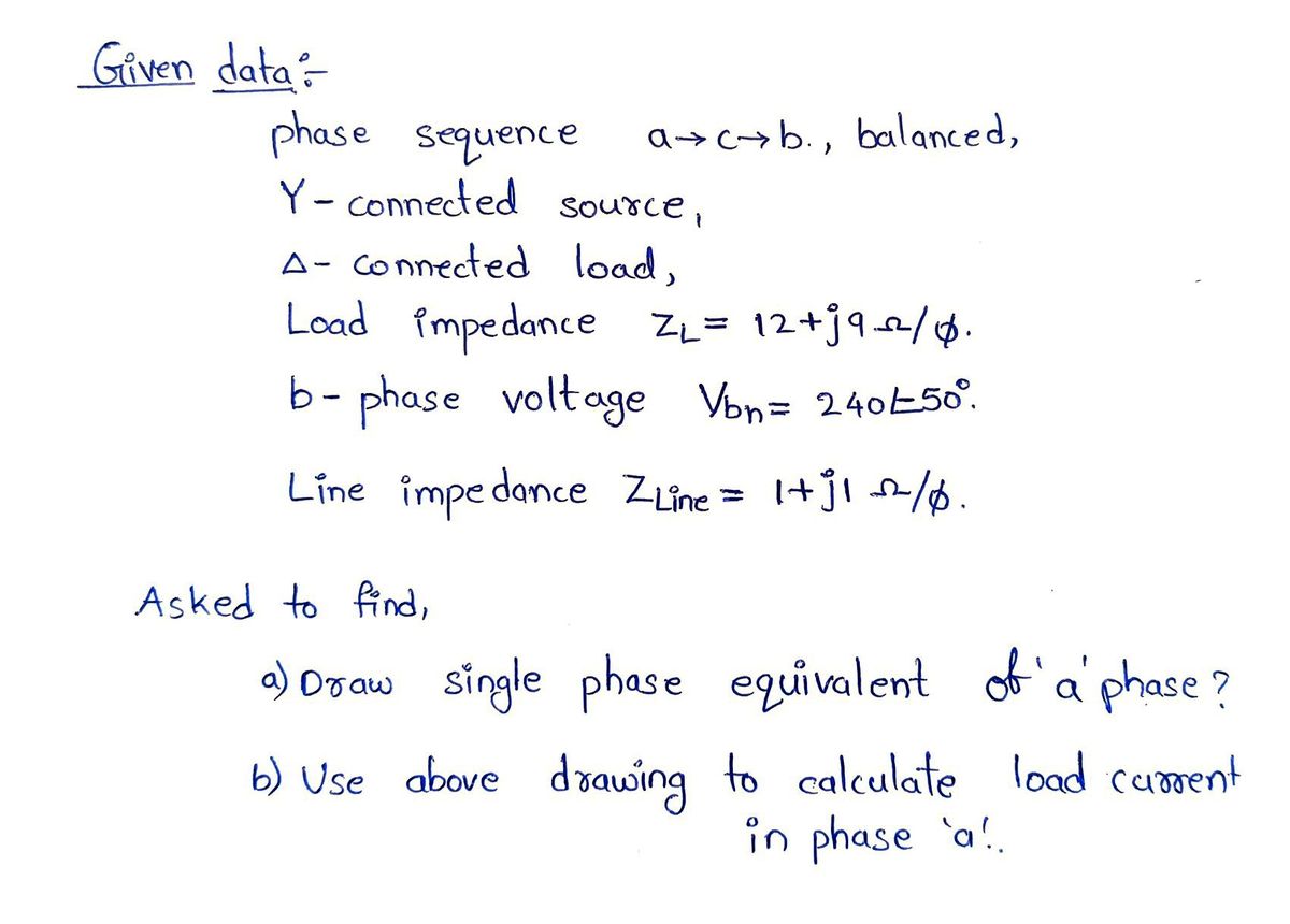 Electrical Engineering homework question answer, step 1, image 1