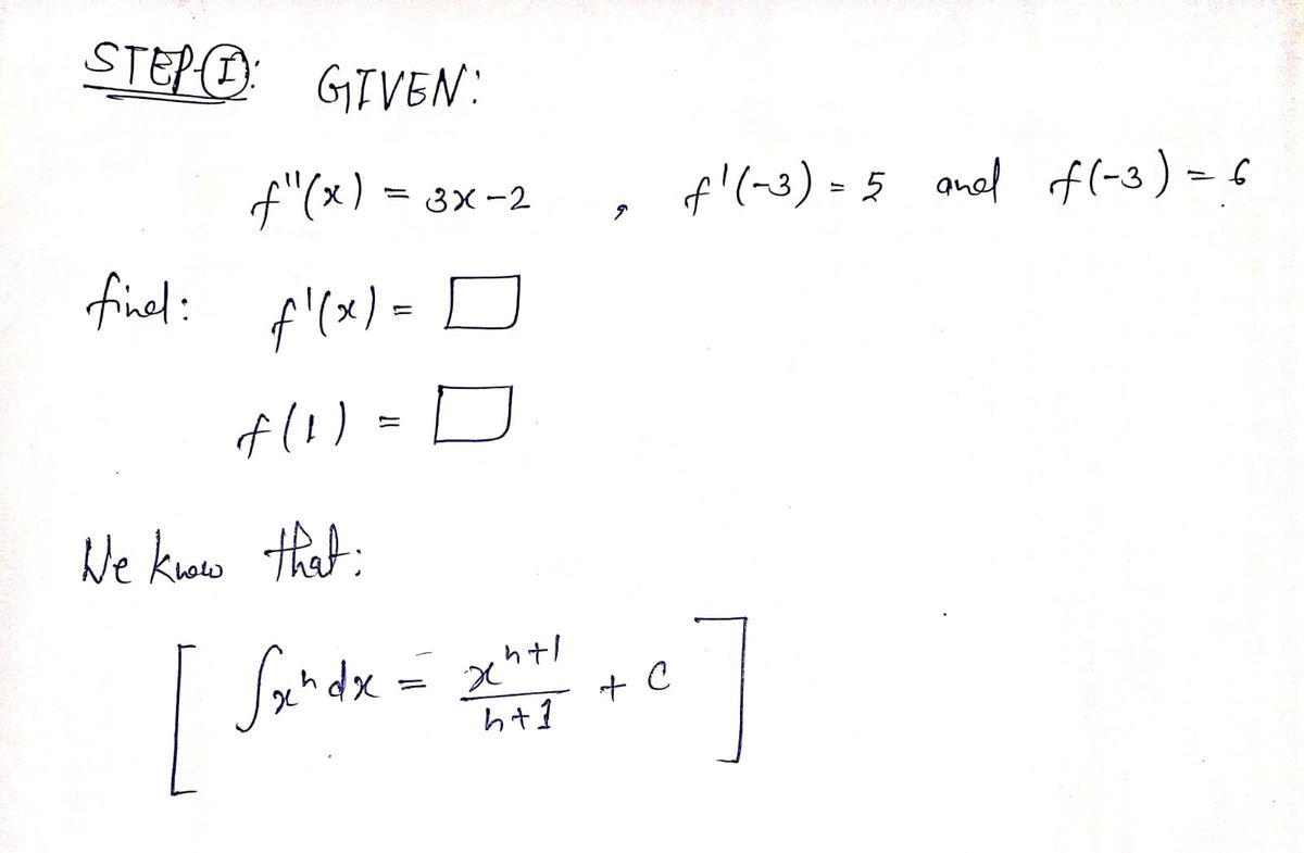 Calculus homework question answer, step 1, image 1