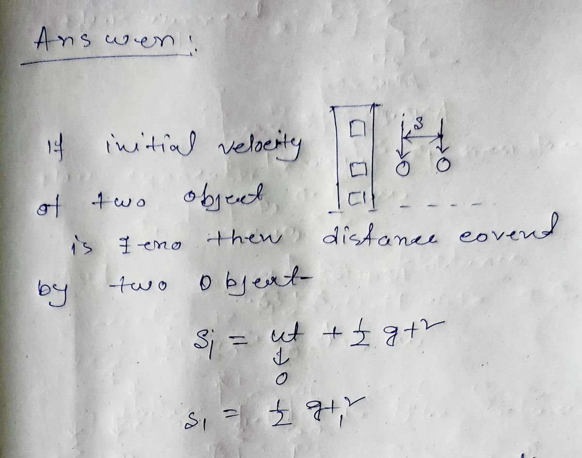 Physics homework question answer, step 1, image 1