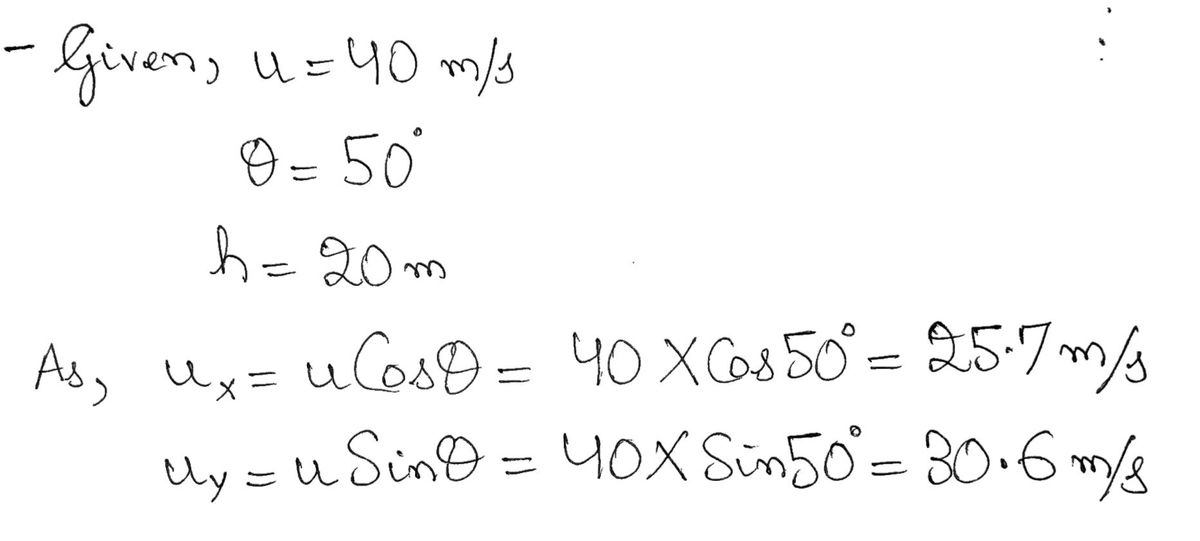 Physics homework question answer, step 1, image 1