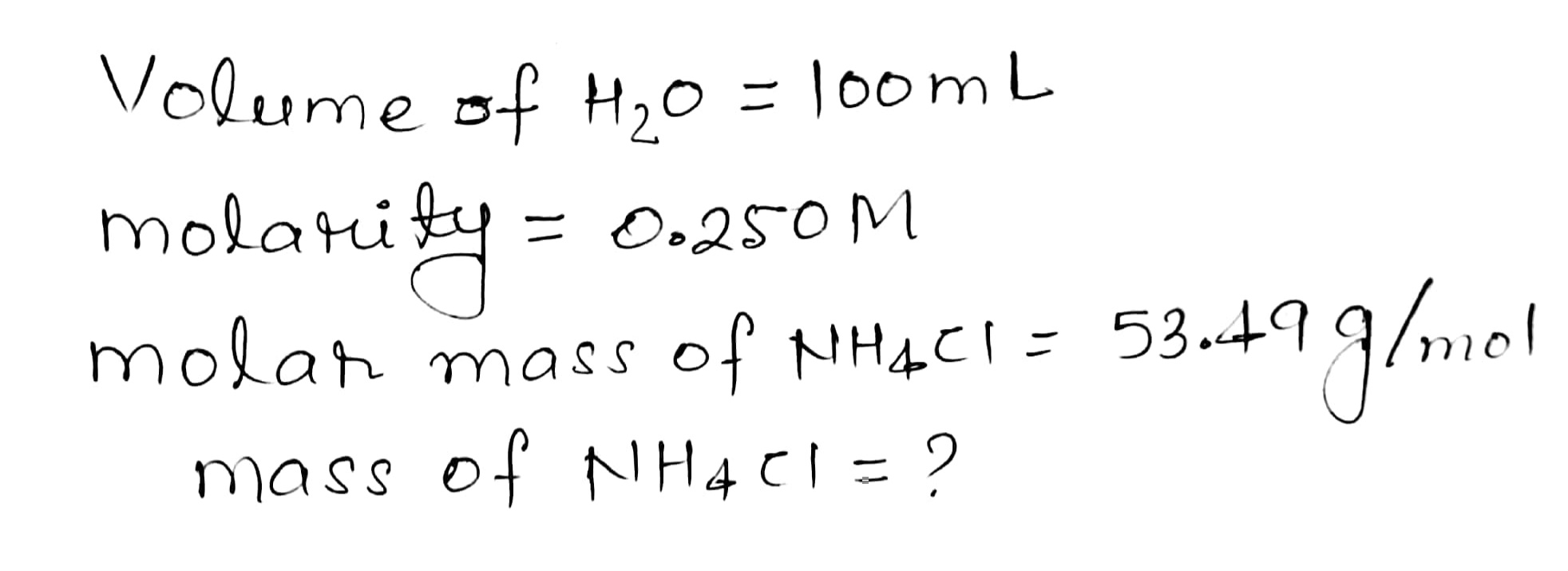 Chemistry homework question answer, step 1, image 1