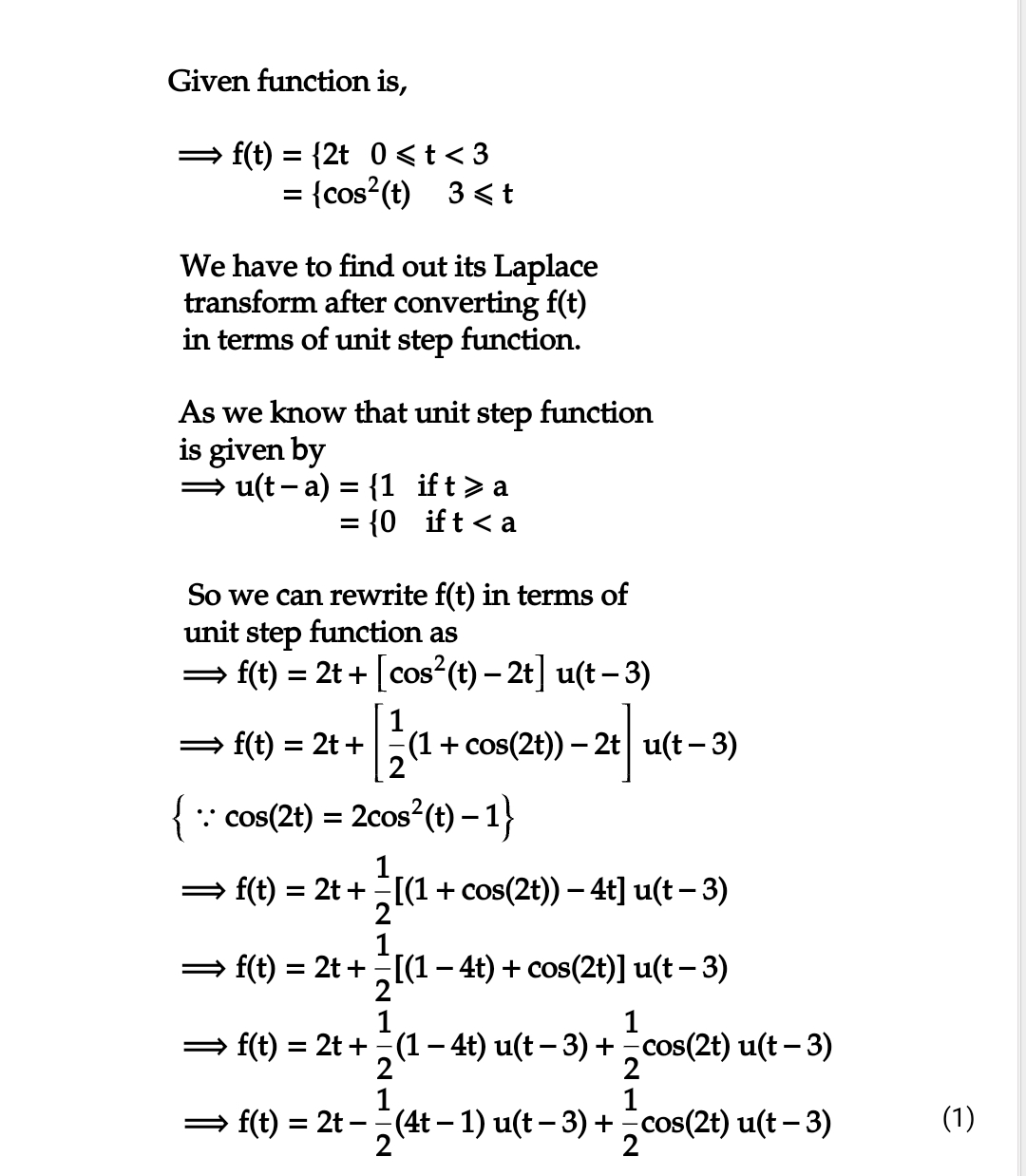 Advanced Math homework question answer, step 1, image 1