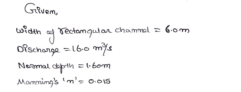 Civil Engineering homework question answer, step 1, image 1