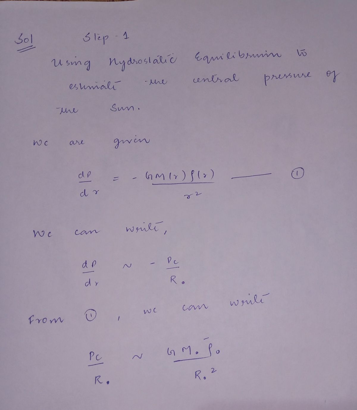 Physics homework question answer, step 1, image 1