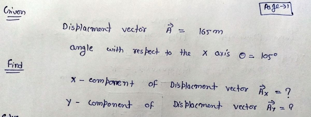 Physics homework question answer, step 1, image 1