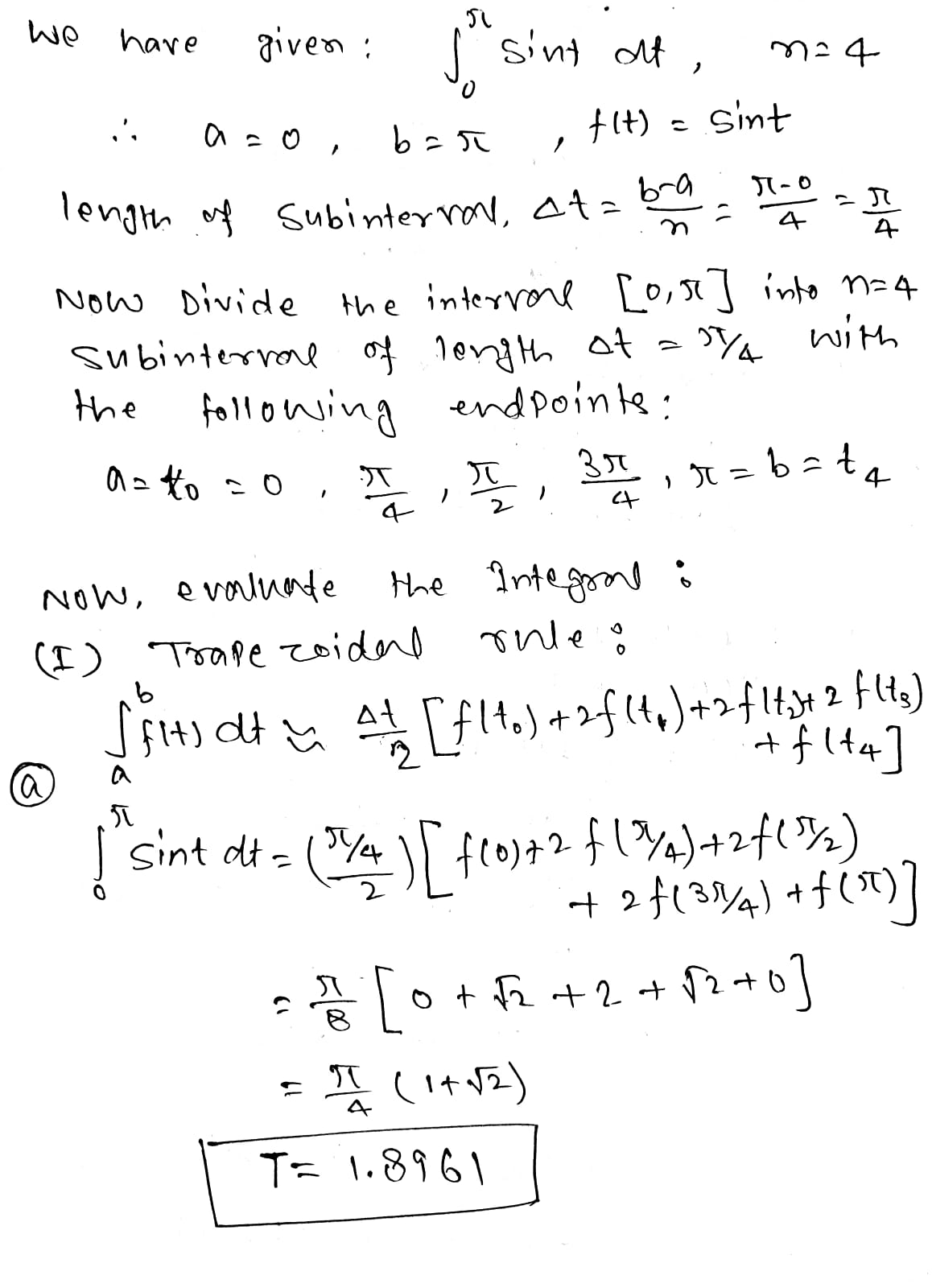 Advanced Math homework question answer, step 1, image 1