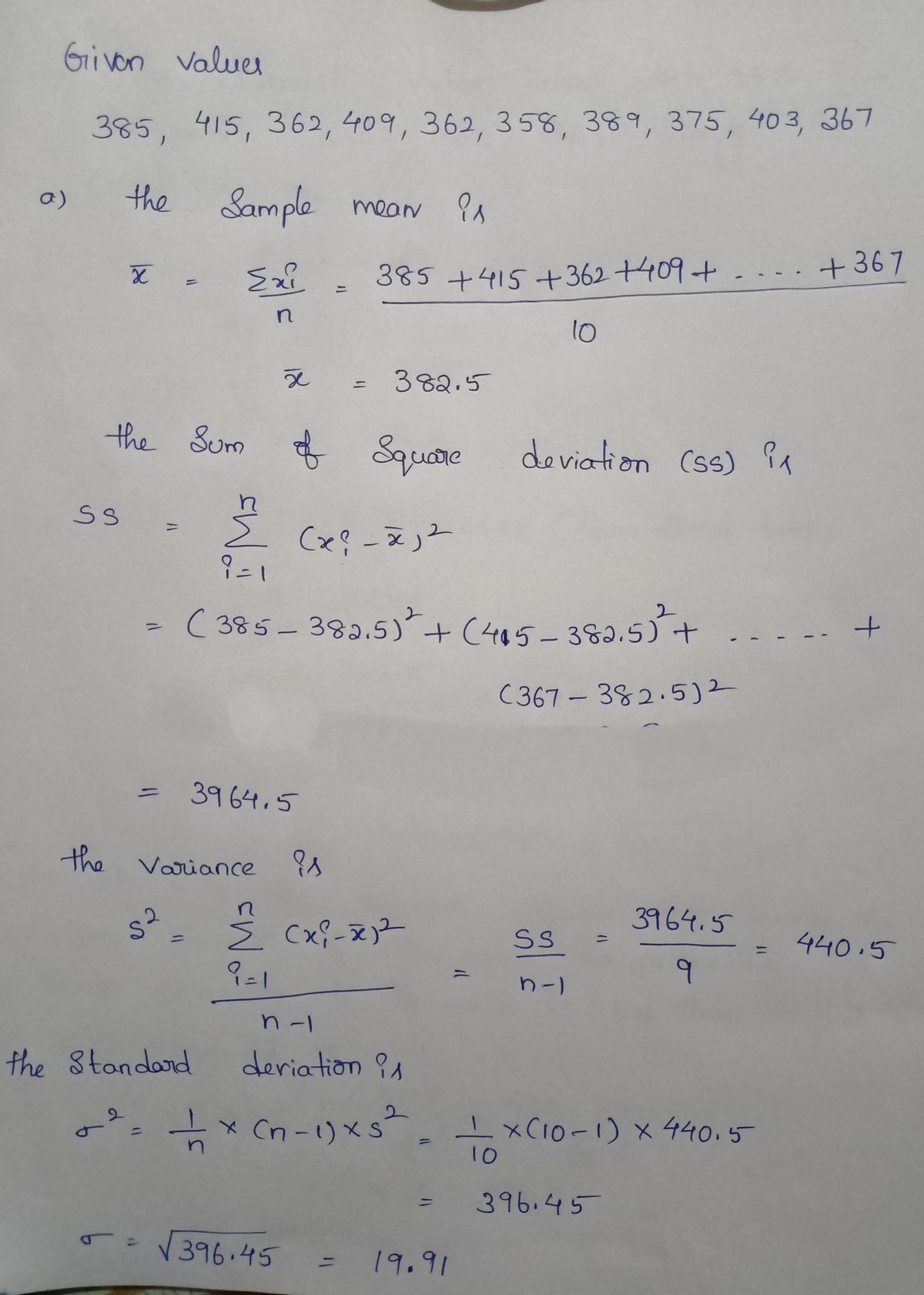 Statistics homework question answer, step 1, image 1