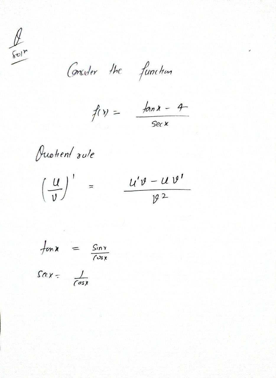 Calculus homework question answer, step 1, image 1