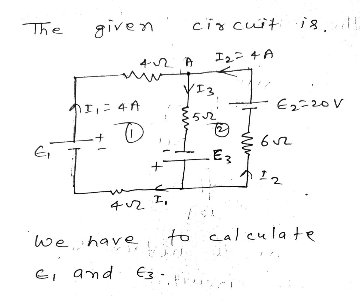 Electrical Engineering homework question answer, step 1, image 1