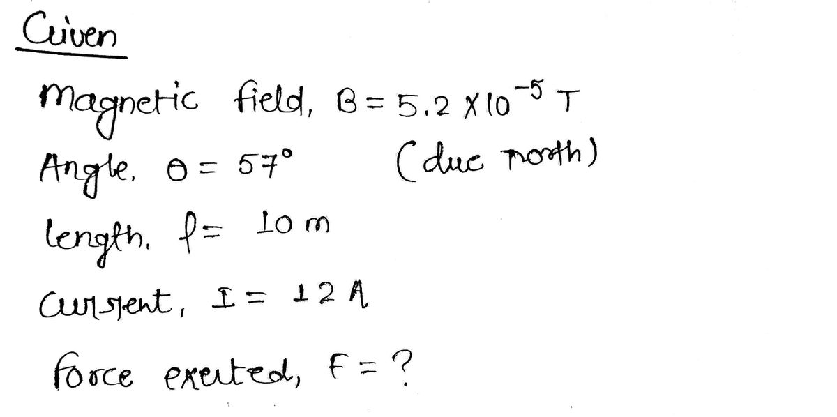 Physics homework question answer, step 1, image 1