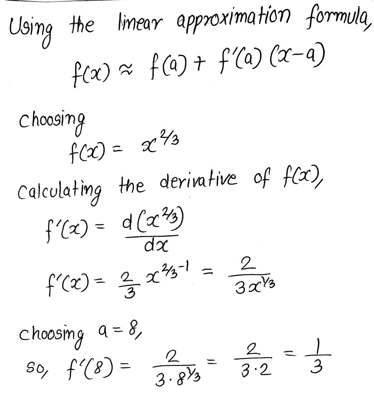 Answered: Use a linear approximation (or… | bartleby