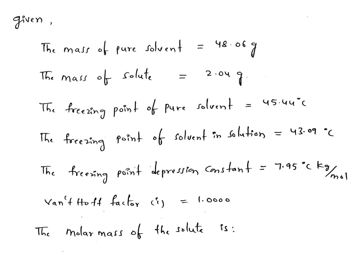 Chemistry homework question answer, step 1, image 1