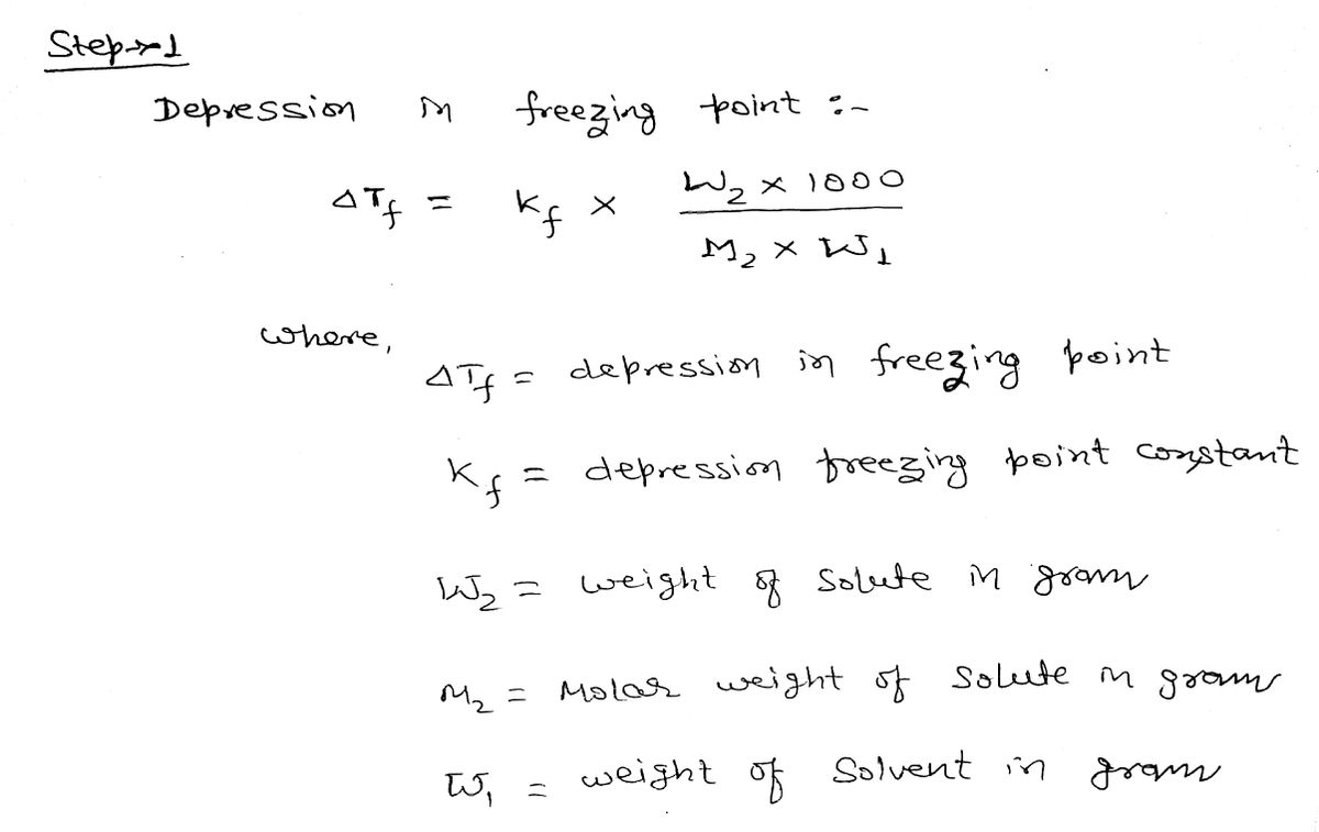 Chemistry homework question answer, step 1, image 1