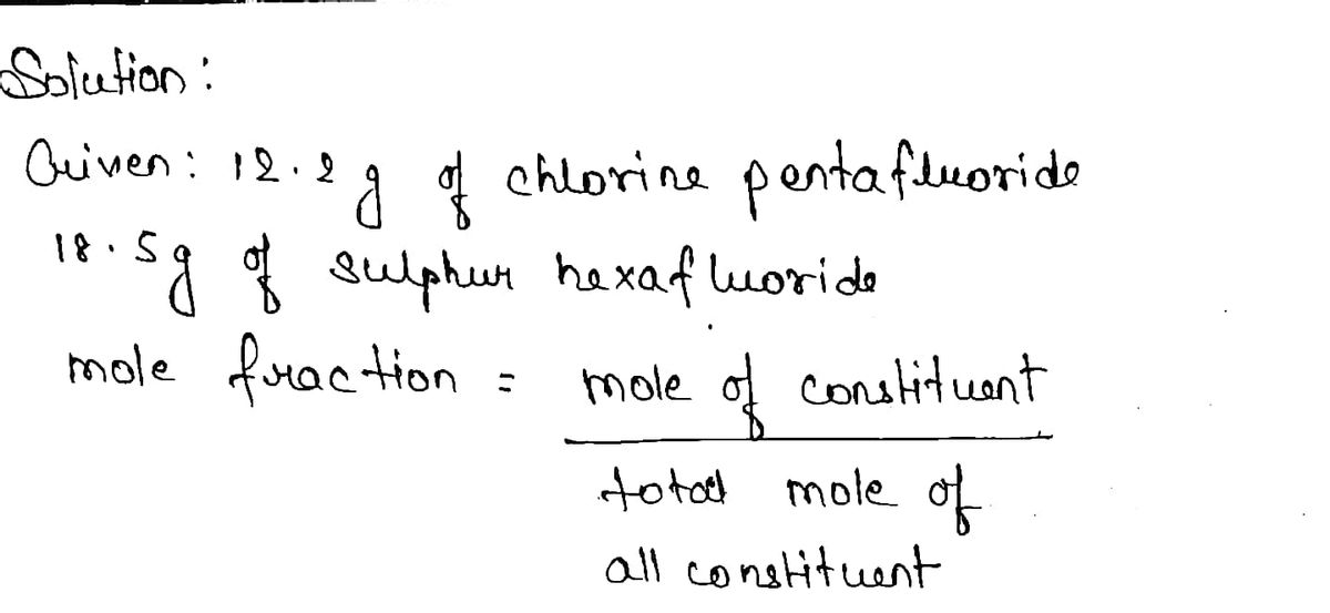 Chemistry homework question answer, step 1, image 1