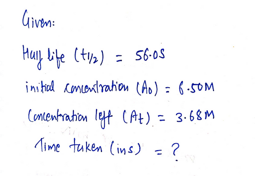 Chemistry homework question answer, step 1, image 1