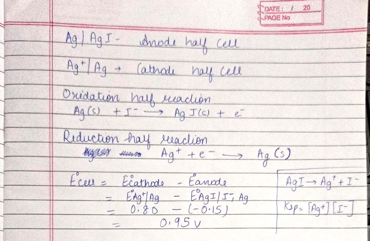 Answered A Concentration Cell Was Made Using A Bartleby