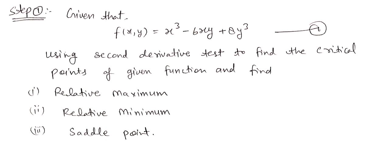 Advanced Math homework question answer, step 1, image 1