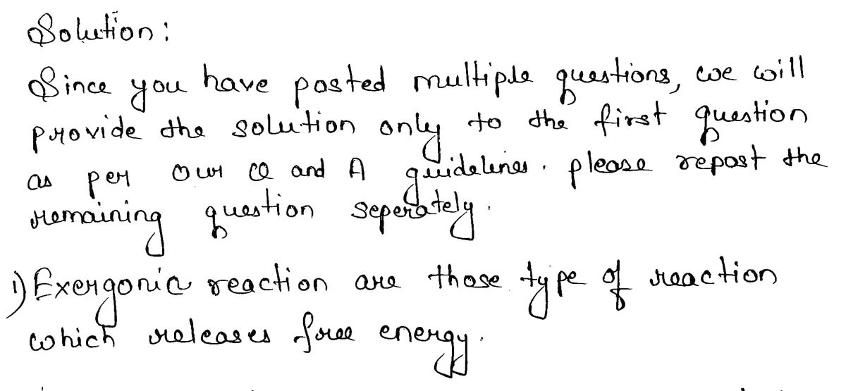 Chemistry homework question answer, step 1, image 1