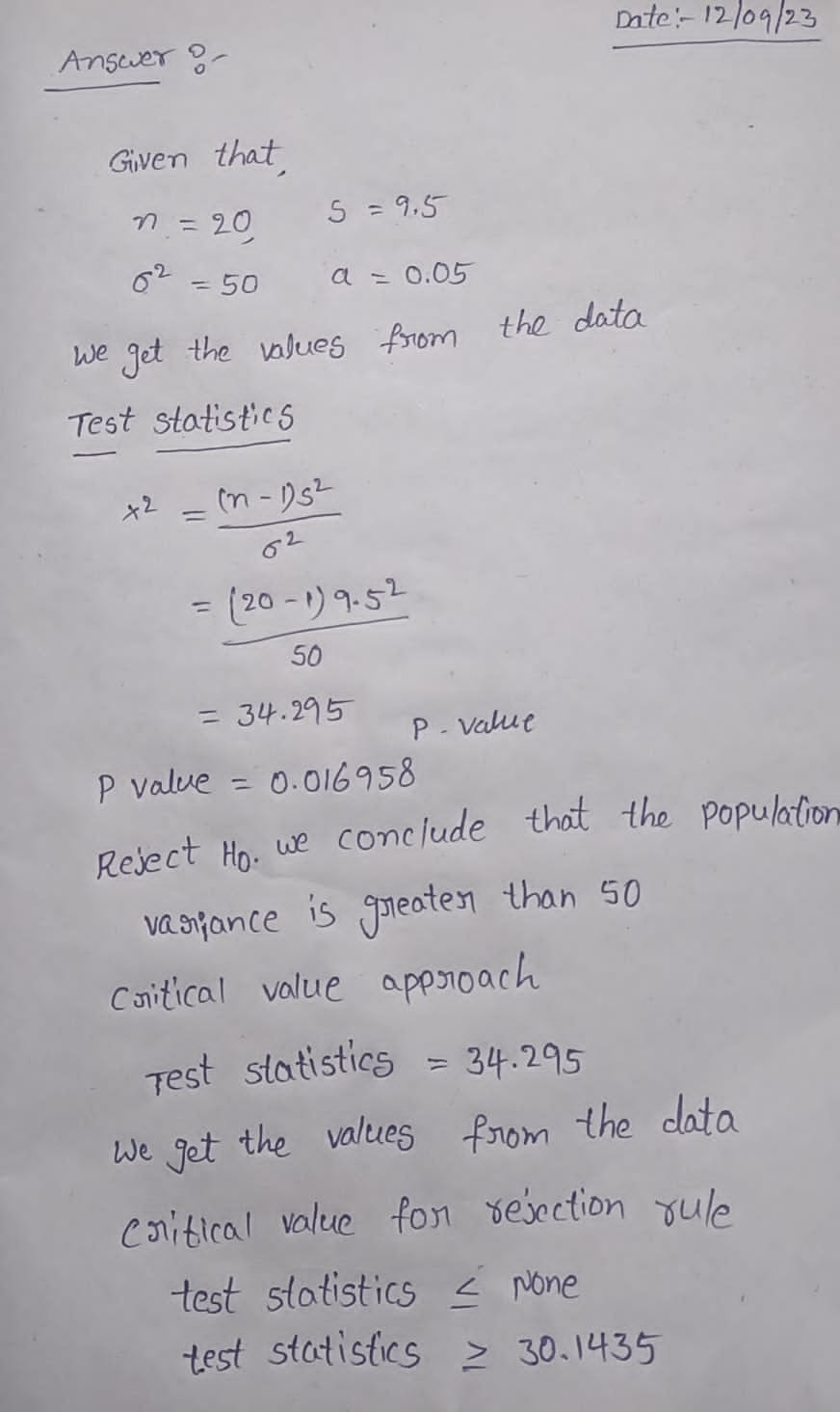 Statistics homework question answer, step 1, image 1