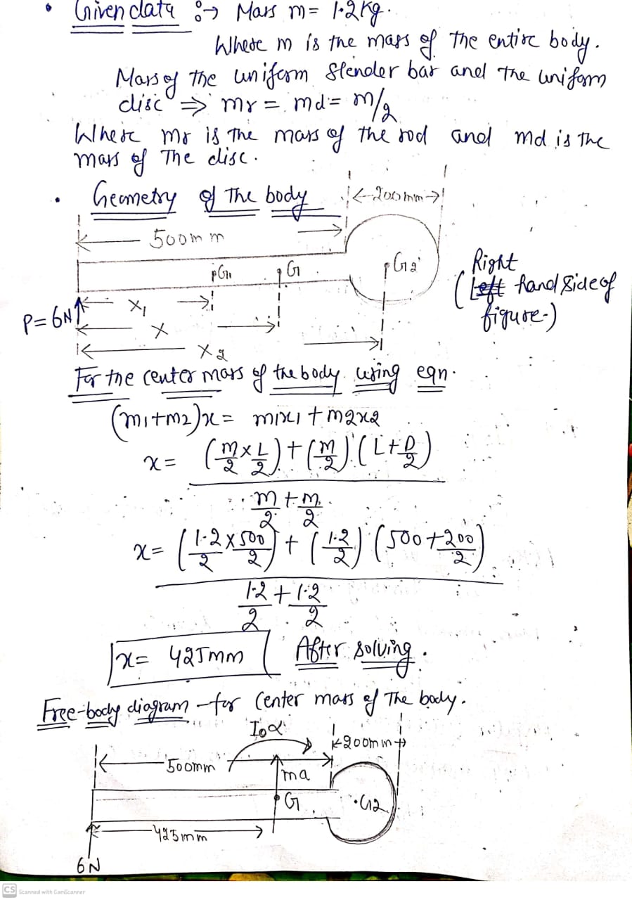 Mechanical Engineering homework question answer, step 1, image 1