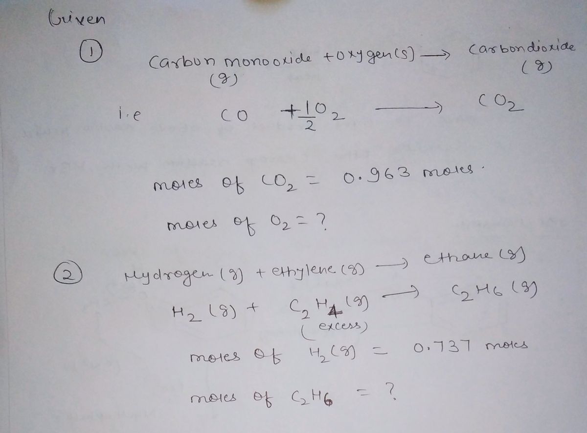 Chemistry homework question answer, step 1, image 1