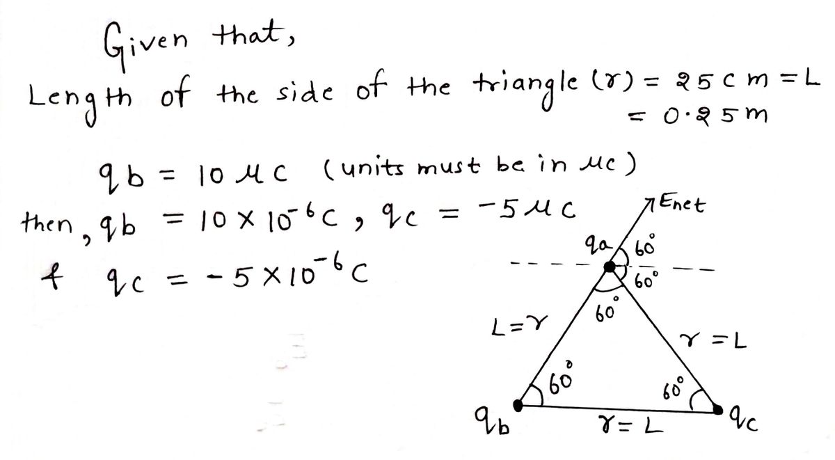 Physics homework question answer, step 1, image 1