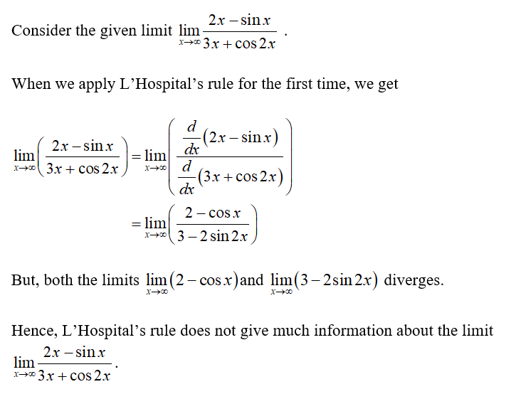 Answered Explain Why L Hopital S Rule Gives No Bartleby