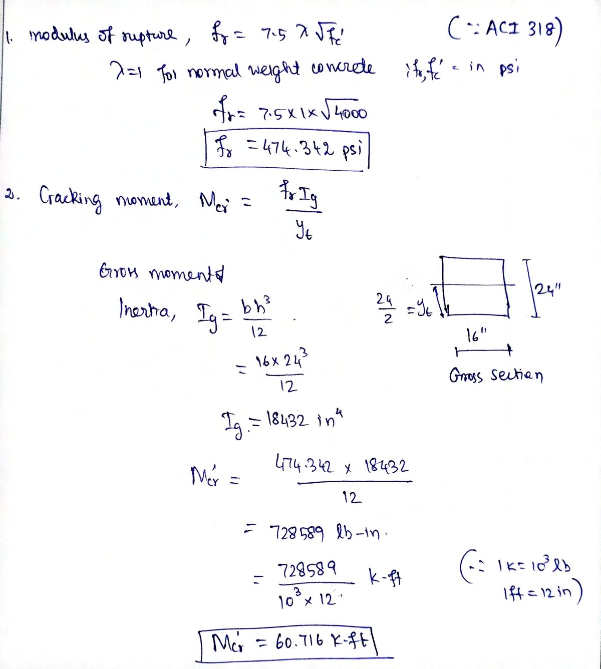 Civil Engineering homework question answer, step 1, image 1