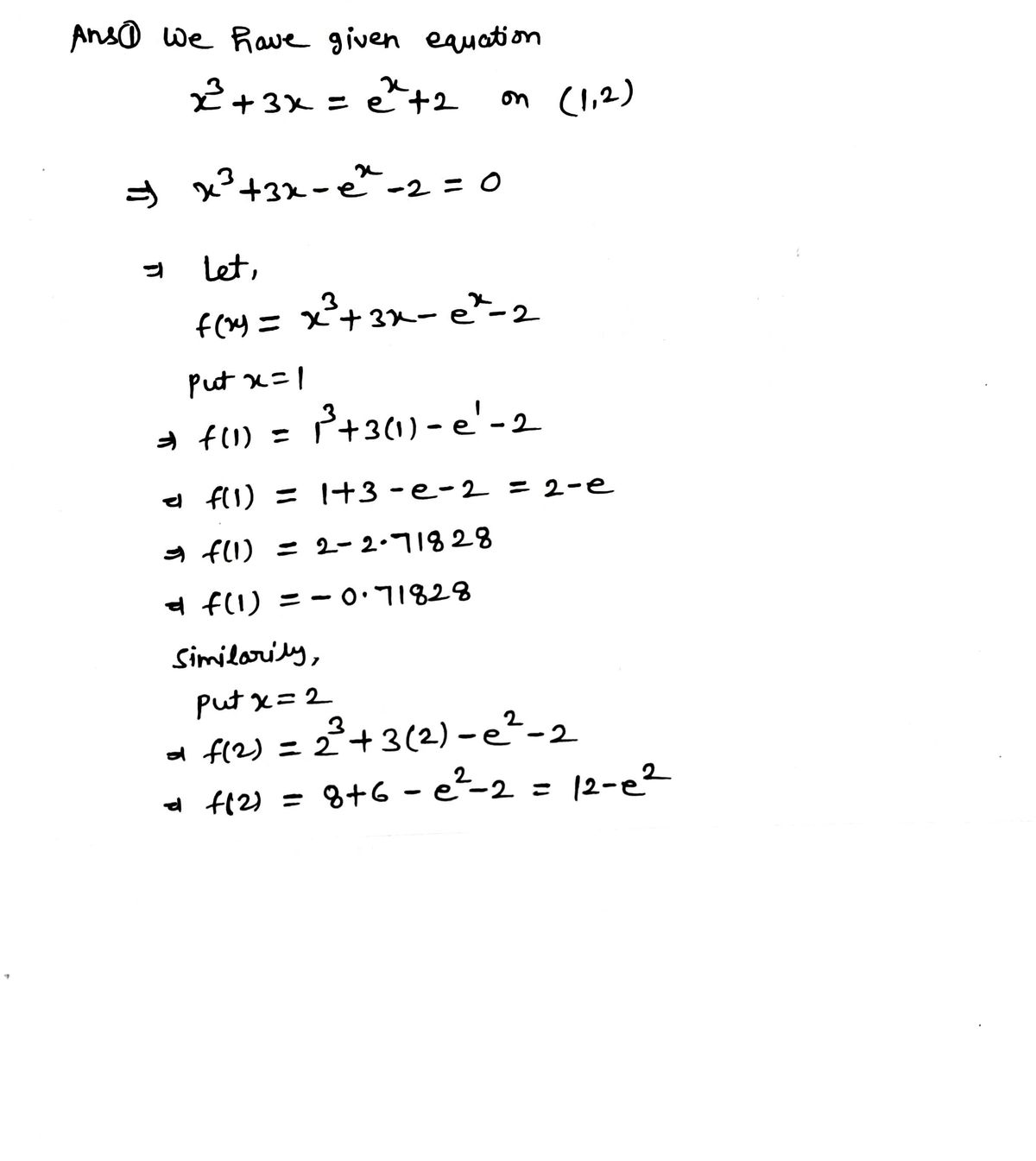 Calculus homework question answer, step 1, image 1