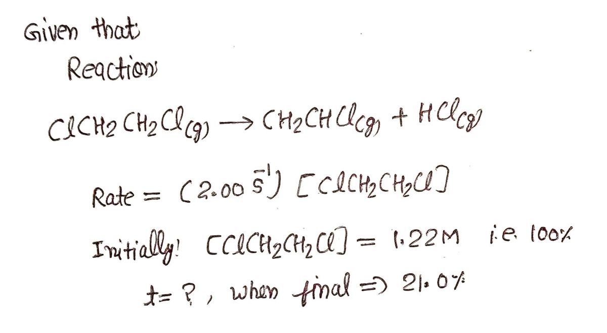 Chemistry homework question answer, step 1, image 1