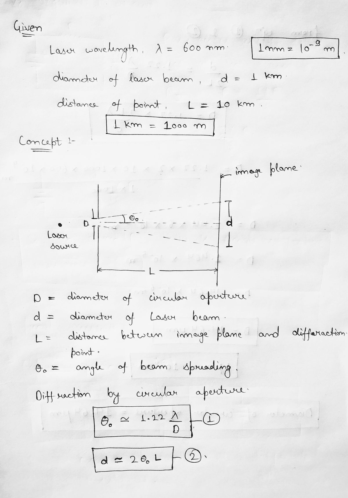 Physics homework question answer, step 1, image 1