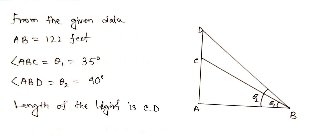 Trigonometry homework question answer, step 1, image 1