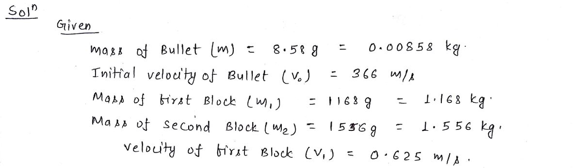 Physics homework question answer, step 1, image 1