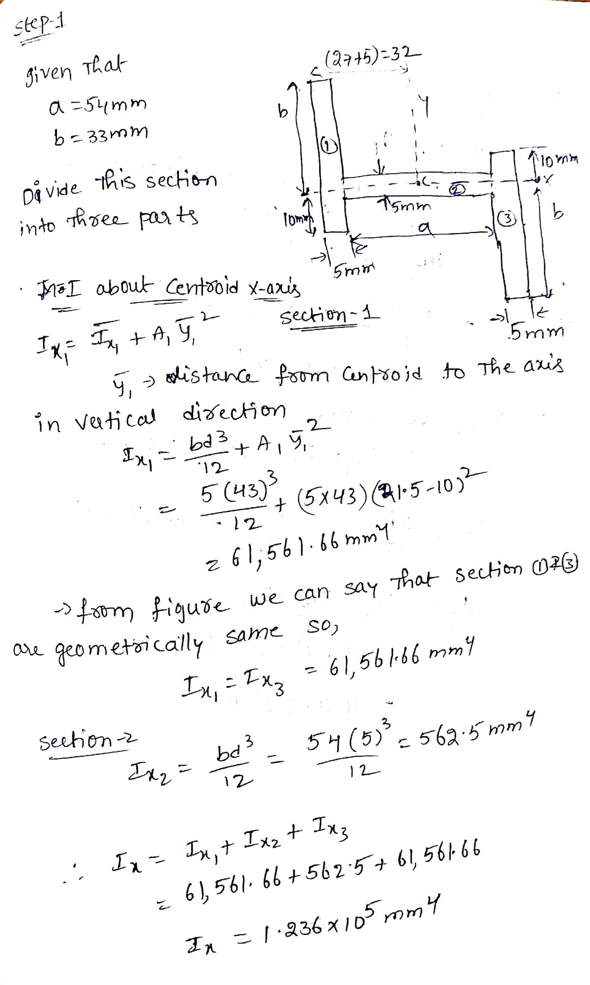 Answered: Calculate the moments of inertia… | bartleby