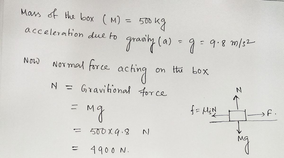 Physics homework question answer, step 1, image 1