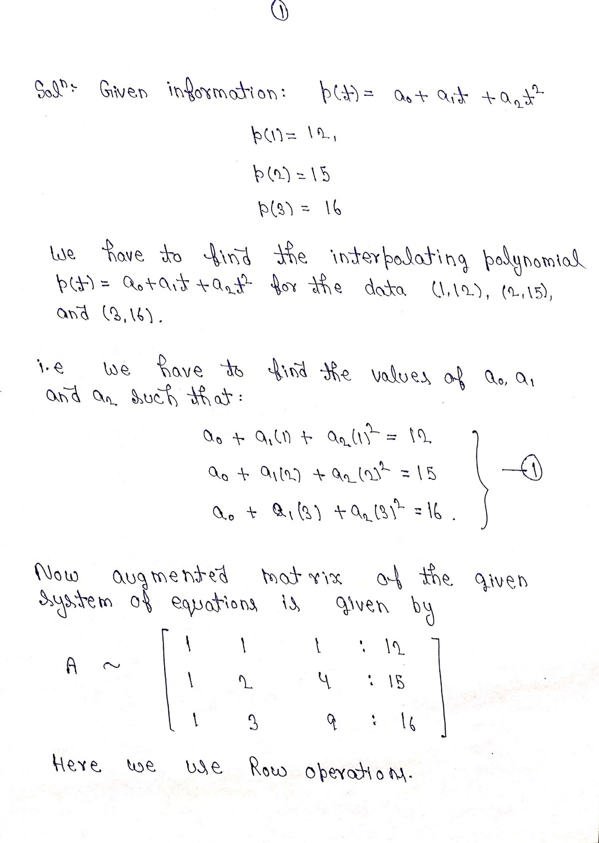 Advanced Math homework question answer, step 1, image 1