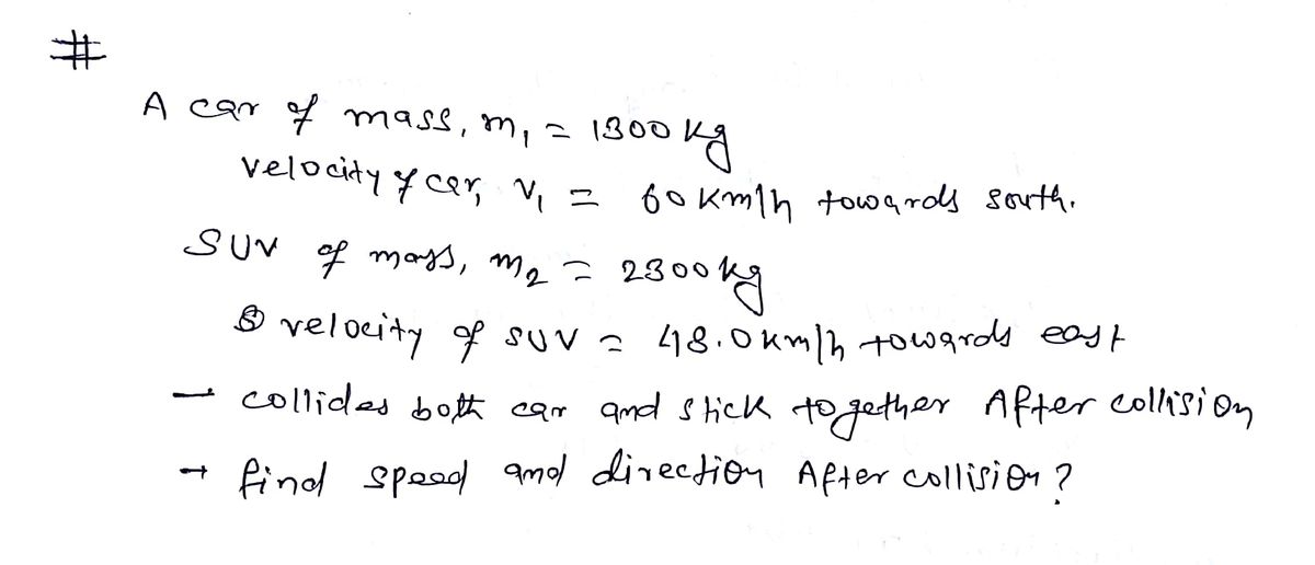 Physics homework question answer, step 1, image 1