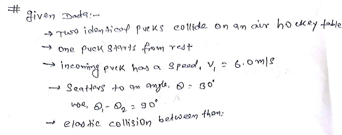 Physics homework question answer, step 1, image 1