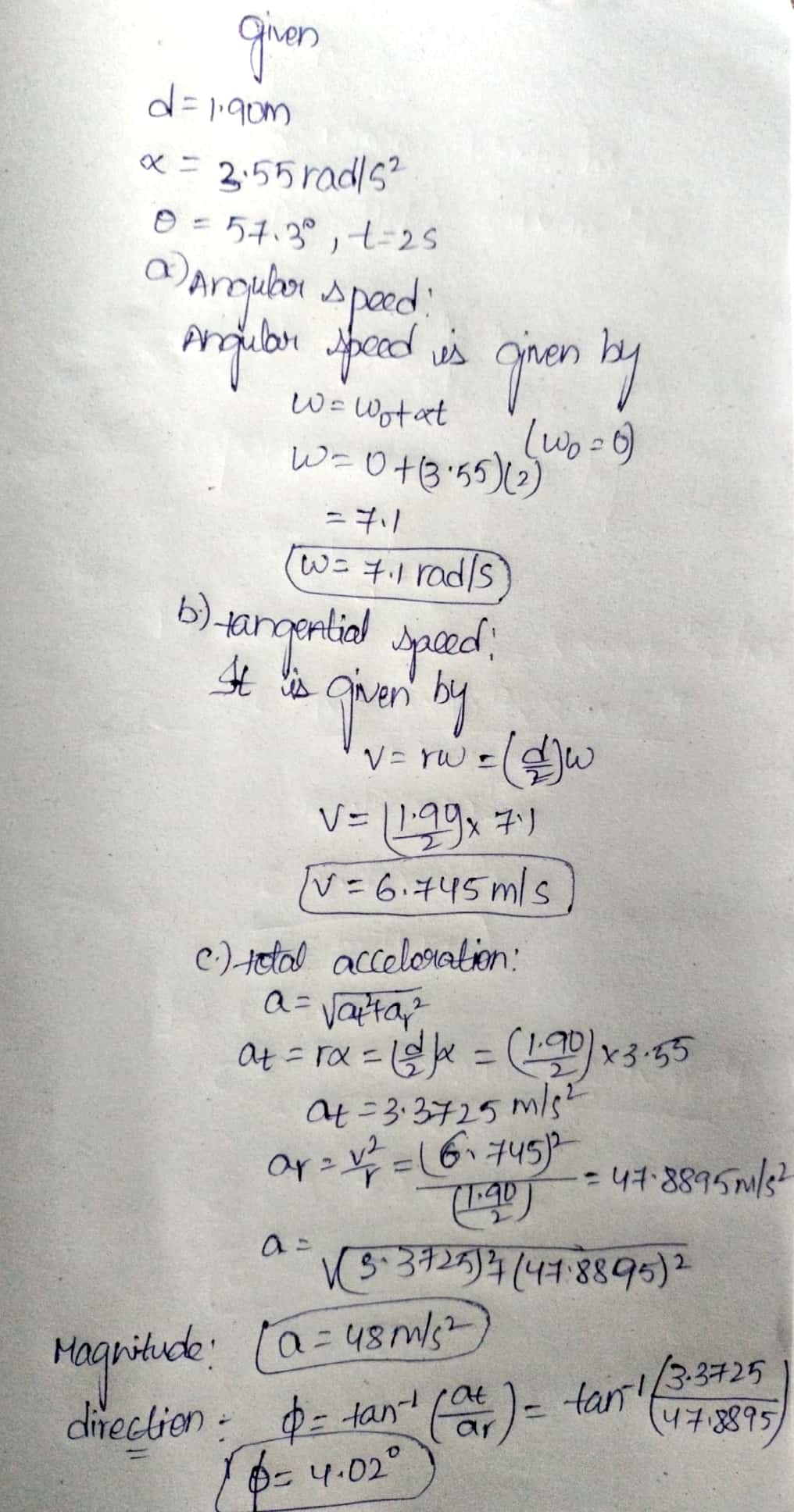 Physics homework question answer, step 1, image 1